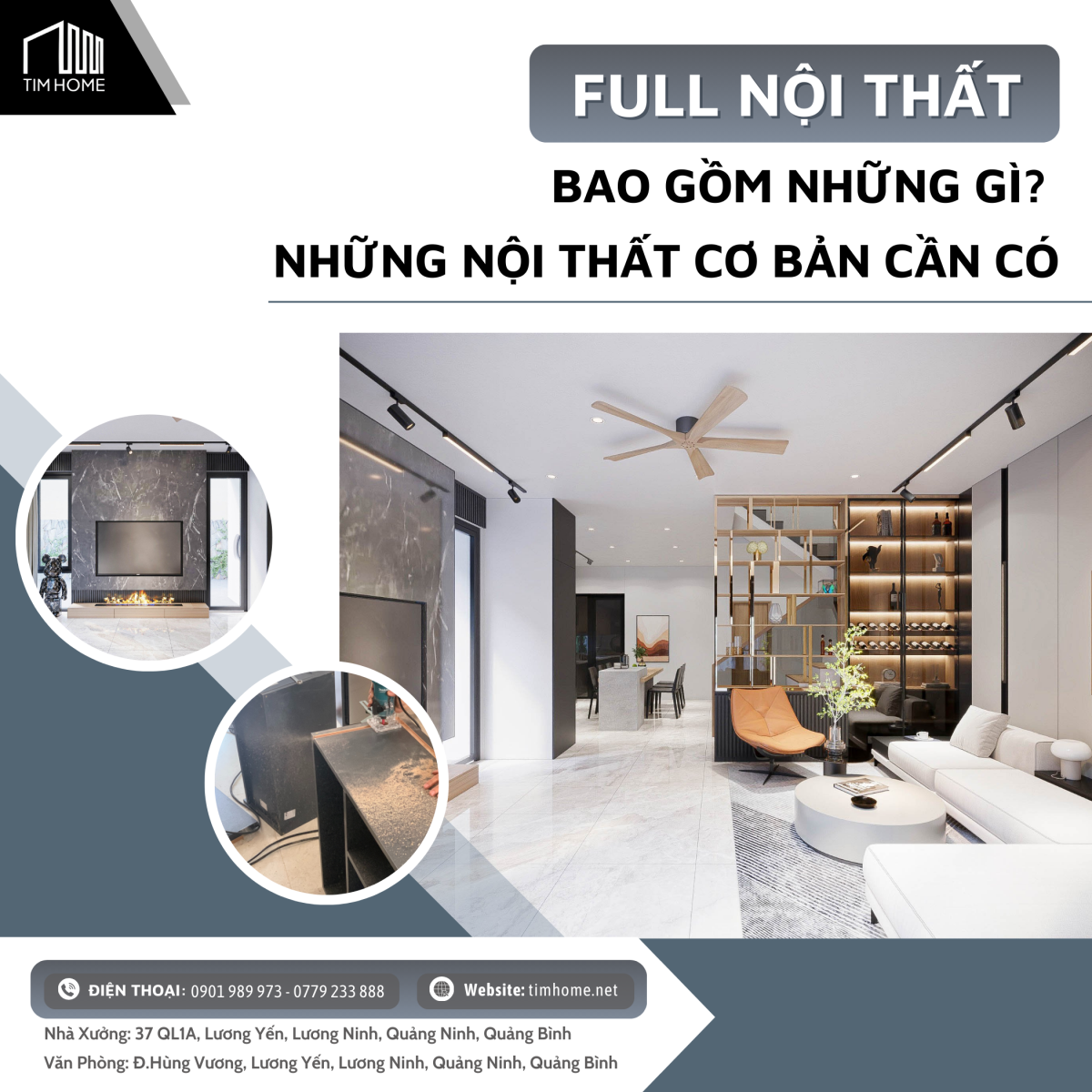 những nội thất cơ bản cần có