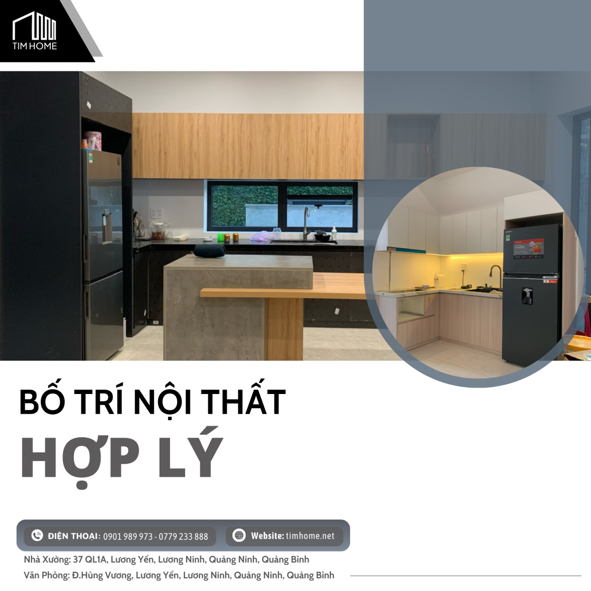 Bố trí nội thất hơp lý